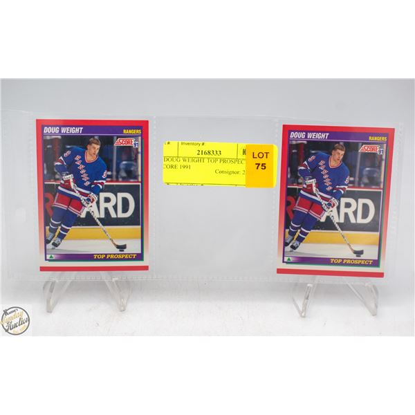 2 DOUG WEIGHT TOP PROSPECT SCORE 1991
