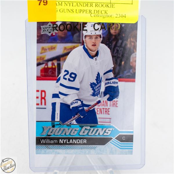 WILLIAM NYLANDER ROOKIE YOUNG GUNS UPPER DECK