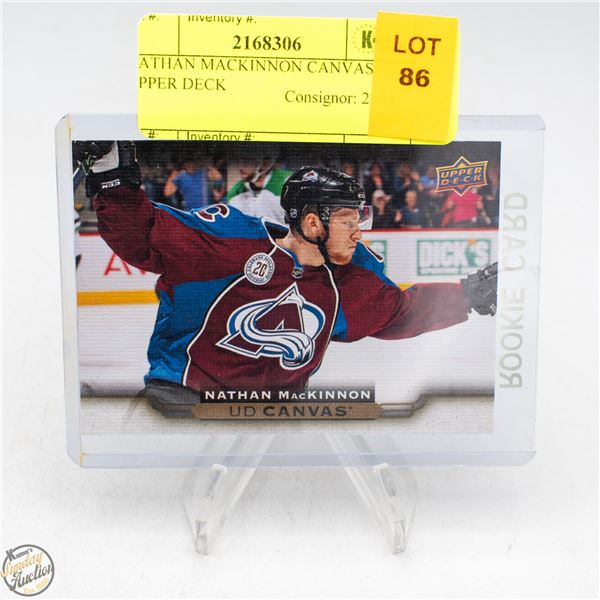 NATHAN MACKINNON CANVAS UPPER DECK