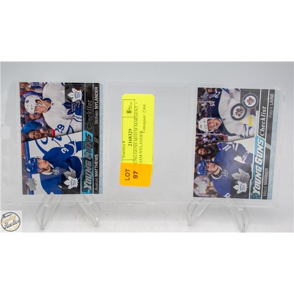 2 YOUNG GUNS MITCH MARNENT + WILLIAM NYLANDER