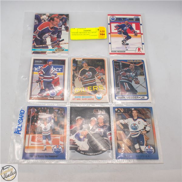 8 MARK MESSIER ALL WITH EDMONTON OILERS