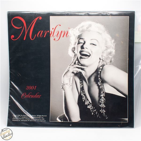 2001 MARILYN MONROE CALENDAR