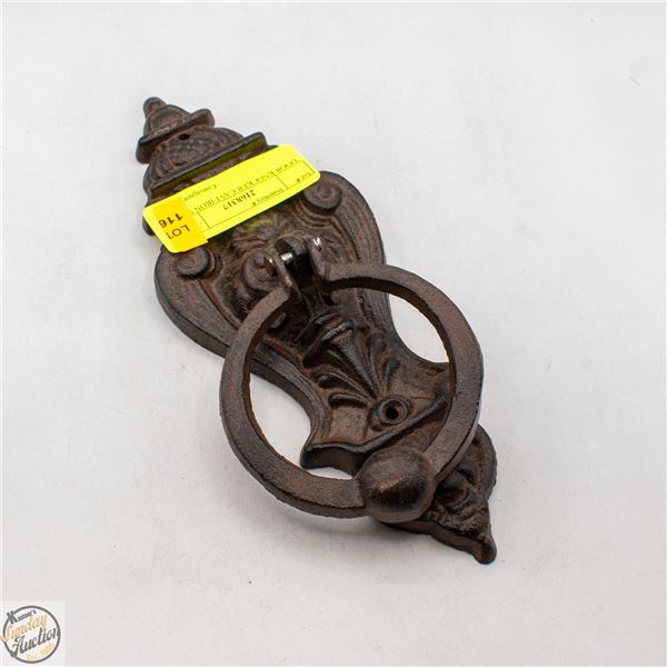 DOOR KNOCKER CAST IRON 9"