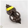 Image 1 : DOOR KNOCKER CAST IRON 9"