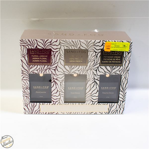 SAND + FOG 3PK REED DIFFUSERS