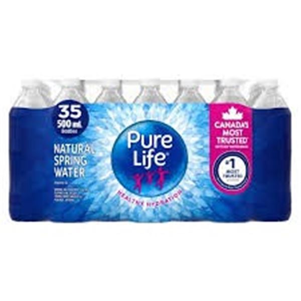 35 X 500ML PURE LIFE SPRING WATER