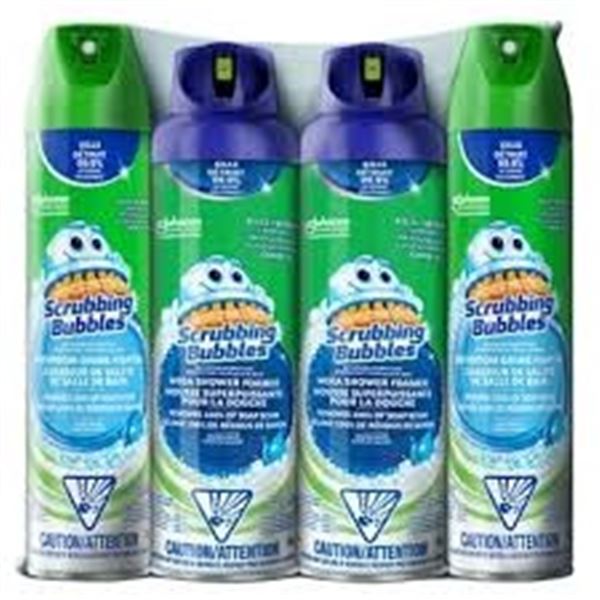 4 X 708G SCRUBBING BUBBLES MEGA PACK
