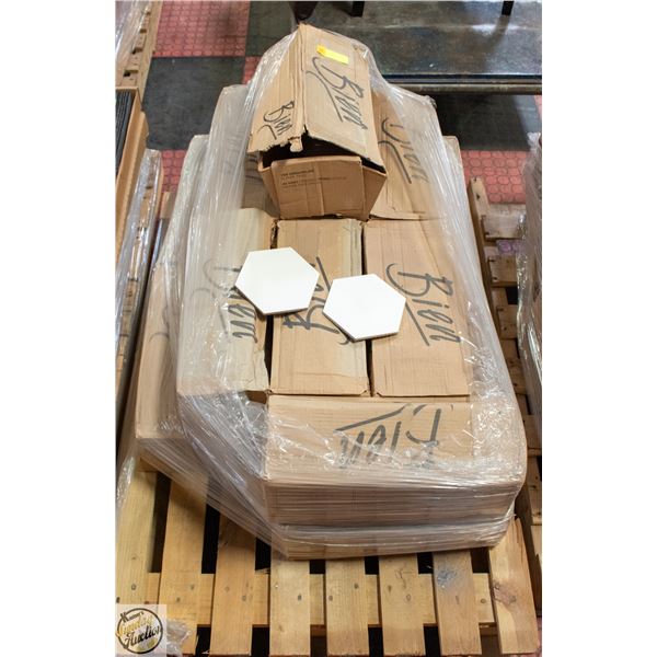 PALLET OF CERAMIC TILE CONTAINING 150SQFT OF