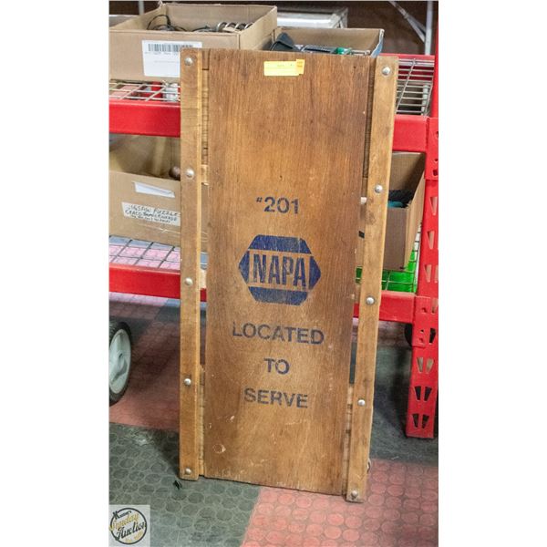 VINTAGE WOODEN NAPA CREEPER
