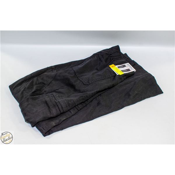 NEW BUFFALO DAVID BITTON BLACK STRETCH PANTS XS