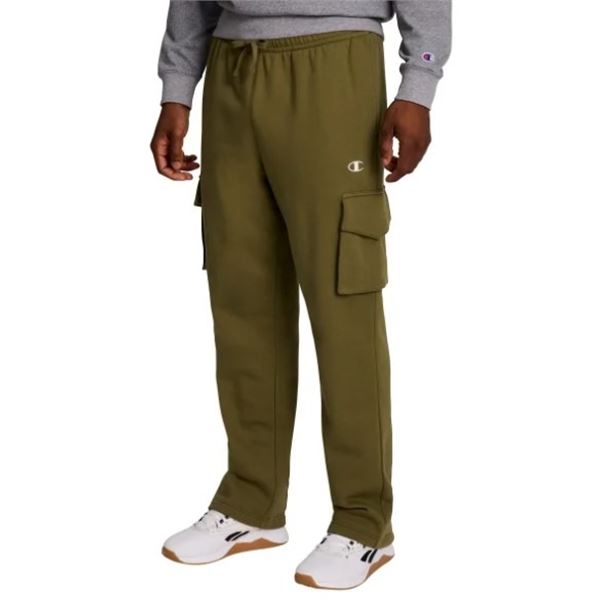 NEW CHAMPION GREEN CARGO STYLE SWEATPANTS