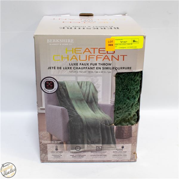 BERKSHIRE HEATED THROW BLANKET