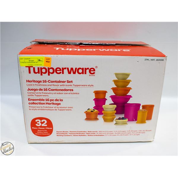 32 PIECES TUPPERWARE SET