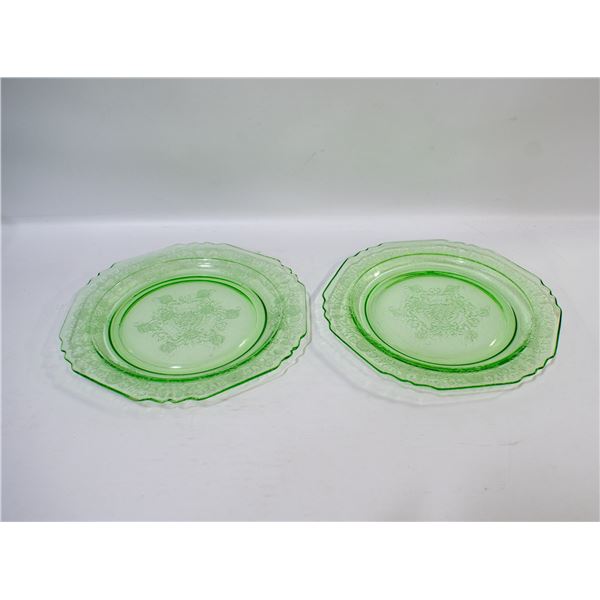 URANIUM (X2) GLASS PLATES