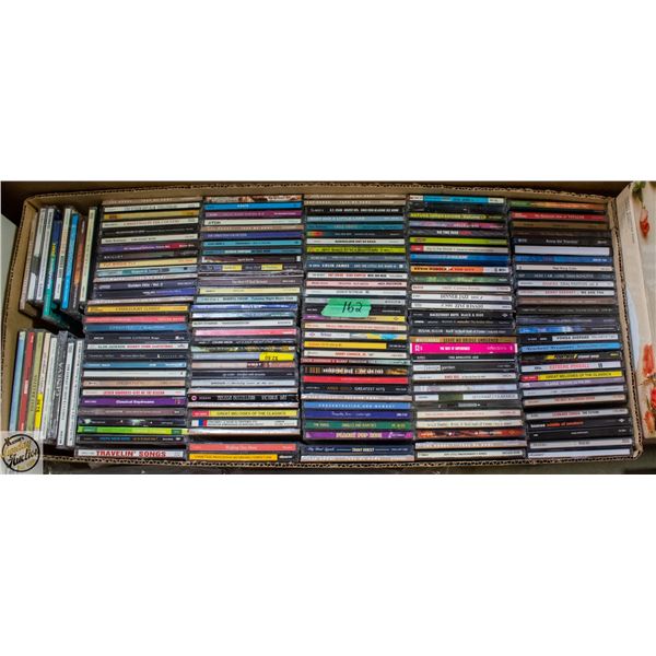 BOX OF ASSORTED CDS - APPROX 162