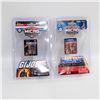 Image 1 : (2) NEW SEALED ACTION MICRO FIGURES IN CLEAR