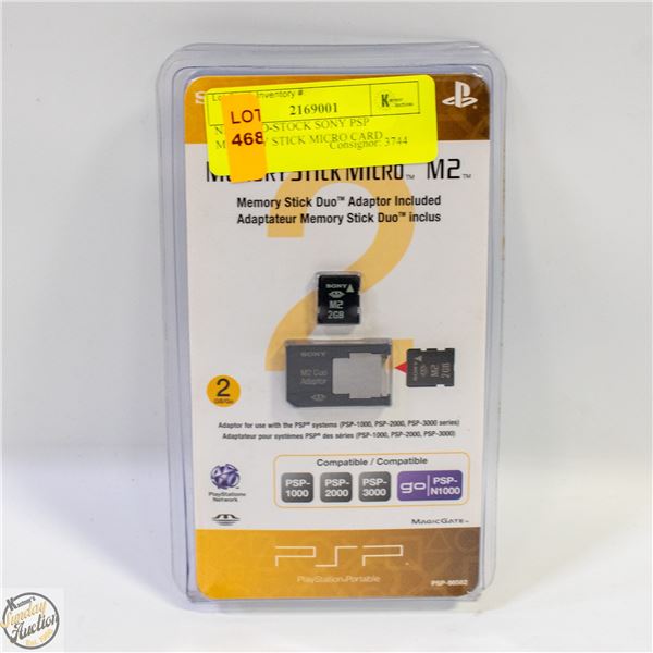 NEW OLD-STOCK SONY PSP MEMORY STICK MICRO CARD