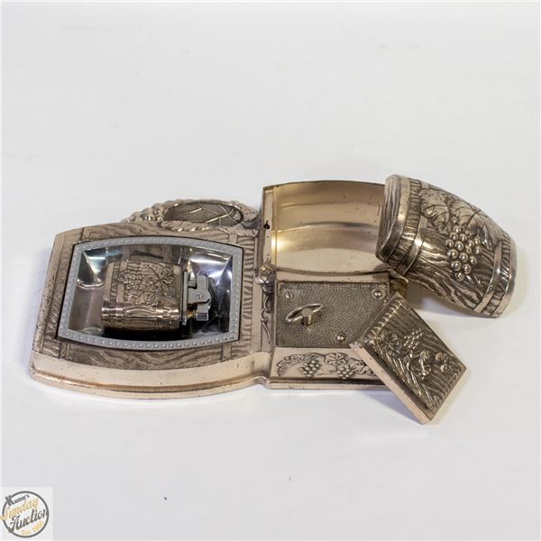 WORKING MUSICAL DESK SET, TRINKET