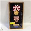 Image 1 : FRAMED CURLING MEDALS FEATURING