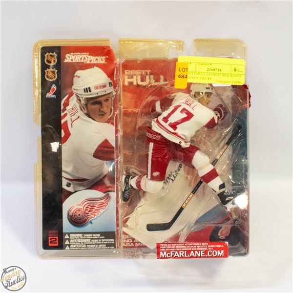 BRETT HULL DETROIT RED WINGS HOCKEY FIGURE