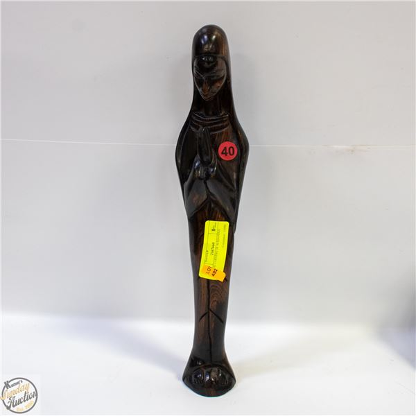 WOOD CARVING OF A LADY