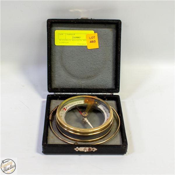 W.S DARLEY MAGNETIC MINING COMPASS