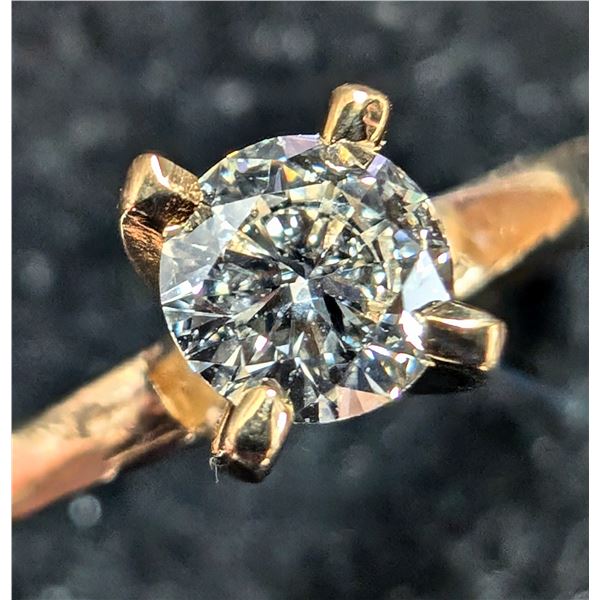 10K(1.73G), LAB DIAMOND (0.25CT) RING SZ 6.25