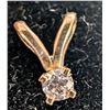 Image 1 : 14K LAB DIAMOND (0.05CT) PENDANT