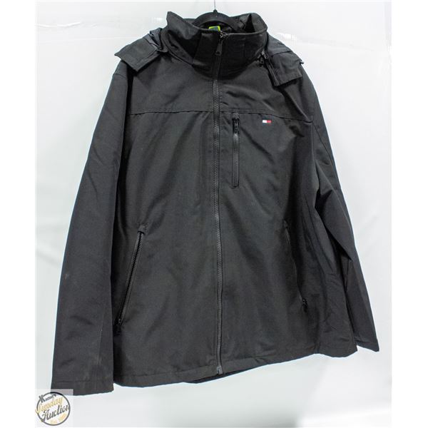 TOMMY HILFIGER MENS BLACK 3-IN-1 JACKET XL