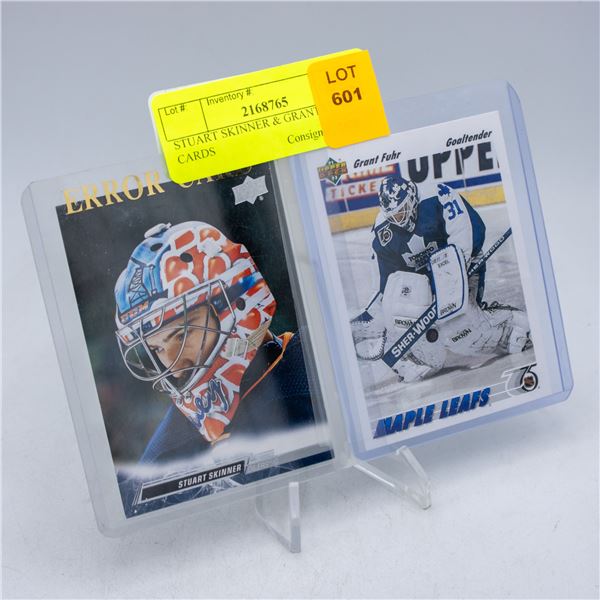 STUART SKINNER & GRANT FUHR CARDS
