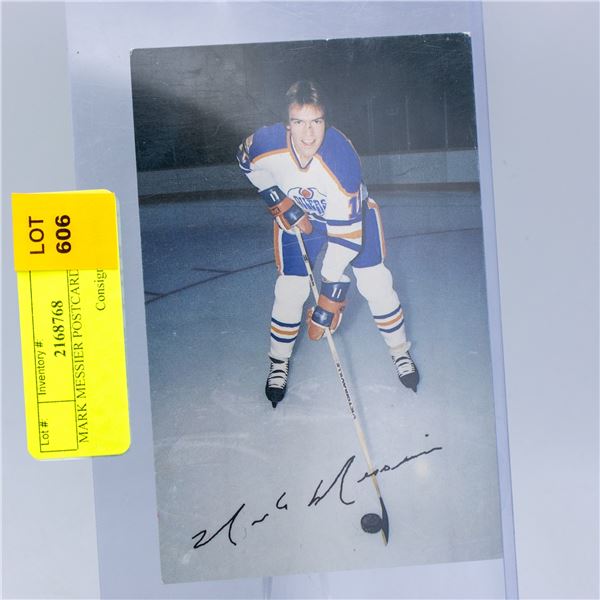 MARK MESSIER POSTCARD 1980’S