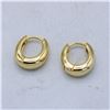 Image 1 : PAIR OF GOLD PLATED SILVER 925 EARRINGS