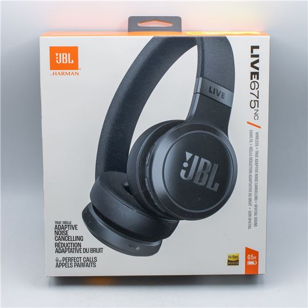 NEW JBL LIVE 675NC NOISE CANCELLING HEADPHONES