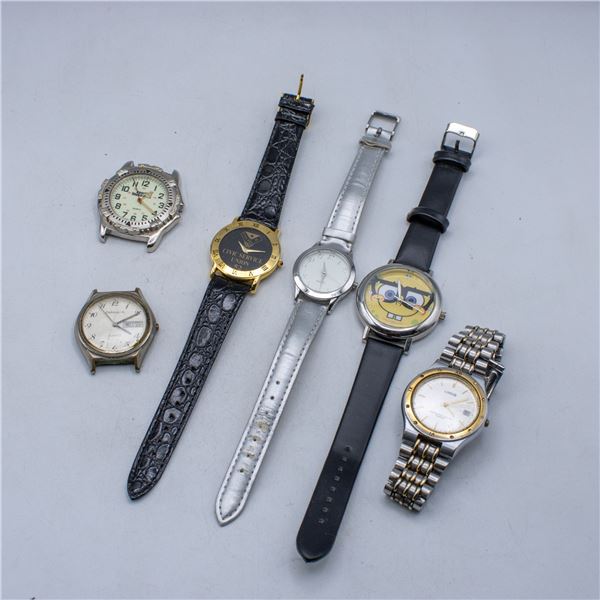 A LOT OF VINTAGE MEN'S WATCHES