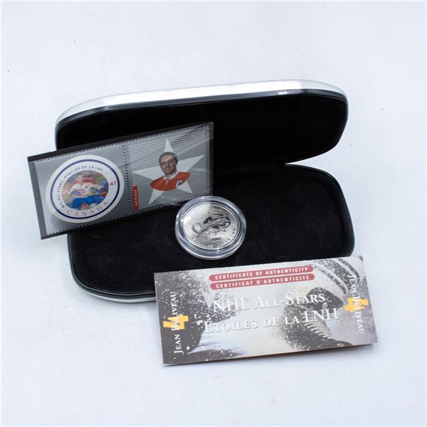 JEAN BELIVEAU NHL ALL STAR STAMP & MEDALLION SET