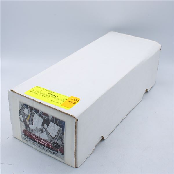 BOX OF 2002/2003 UPPER DECK SERIES 1 HOCKEY