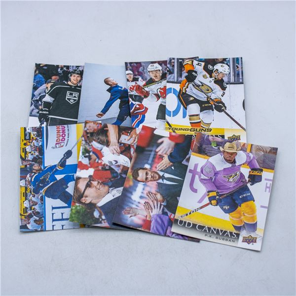 8X 2018 UD CANVAS CARDS