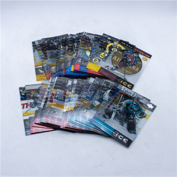 50X 2000 UD HOCKEY ICE CLEAR CUT CARDS