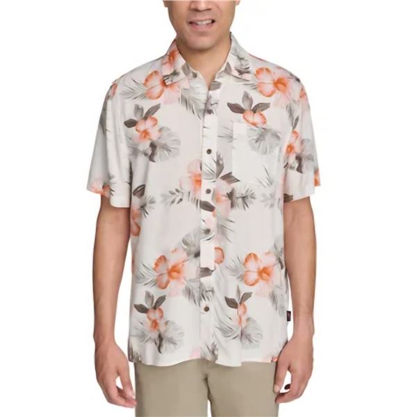 NEW MARGARITAVILLE BUTTON UP FLOWERS SIZE XXL