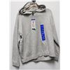 Image 1 : NEW LAZYPANTS GREY HOODED TUNIC SWEATER SZ LRG