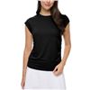Image 1 : NEW LOLE WOMEN'S RUCHED SIDES ACTIVE T SHIRT MED