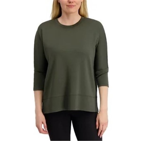 NEW SAGE COLLECTIVE WOMENS TUNIC TOP GREEN SZ MED