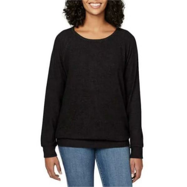 NEW BUFFALO DAVID BITTON BLACK LONG SLEEVE SZ LRG