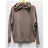 Image 1 : NEW LAZYPANTS BROWN HOODED TUNIC SWEATER SIZE SM