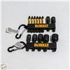 Image 1 : 2PKS OF DEWALT IMPACT NUT DRIVER+SCREWDRIVER BITS