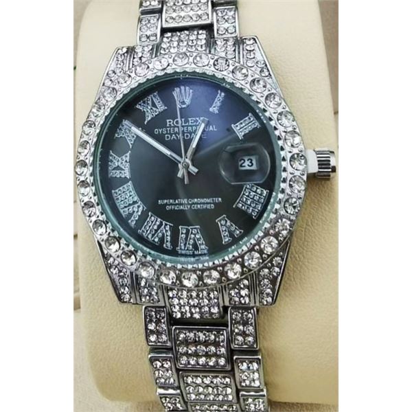 NEW REPLICA ROLEX "DAY-DATE" QUARTZ WATCH