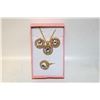 Image 1 : NEW NECKLACE AND RING WITH EARRINGS