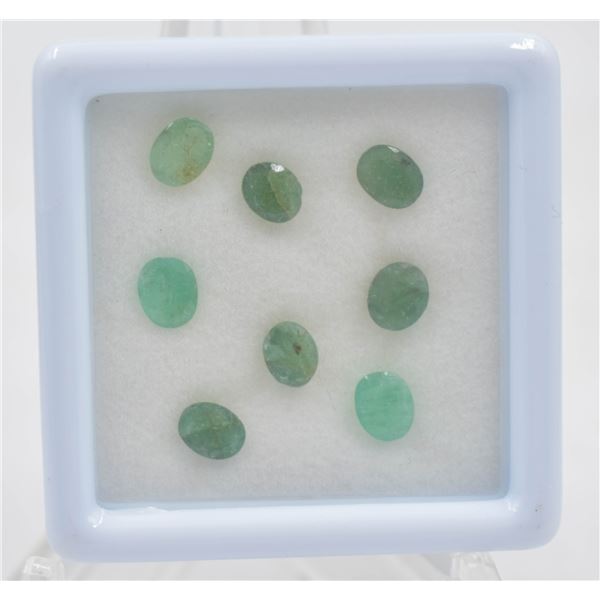 #245-NATURAL GREEN EMERALD 3.80CT