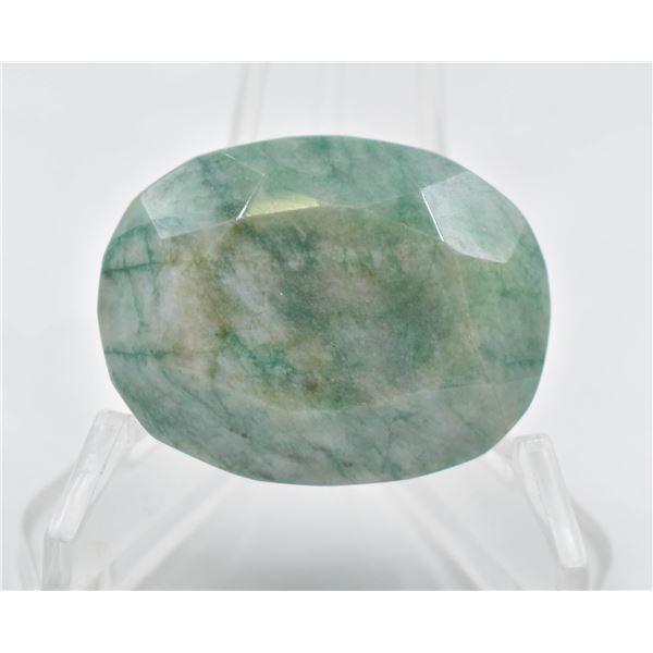 #321-NATURAL GREEN EMERALD GEMSTONE 184.5CT