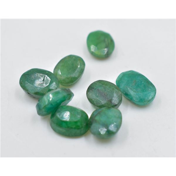 #271-NATURAL GREEN EMERALD GEMSTONES  52.50CT
